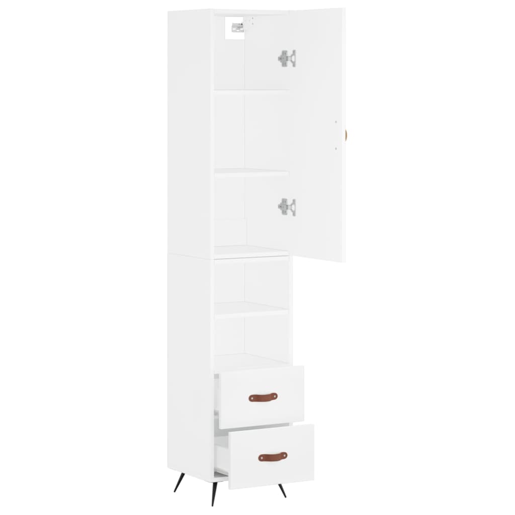 Skap Hvit 34,5x34x180 cm