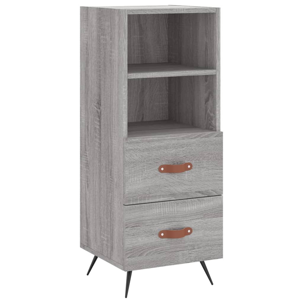Skap Sonoma Grå 34,5x34x180 cm