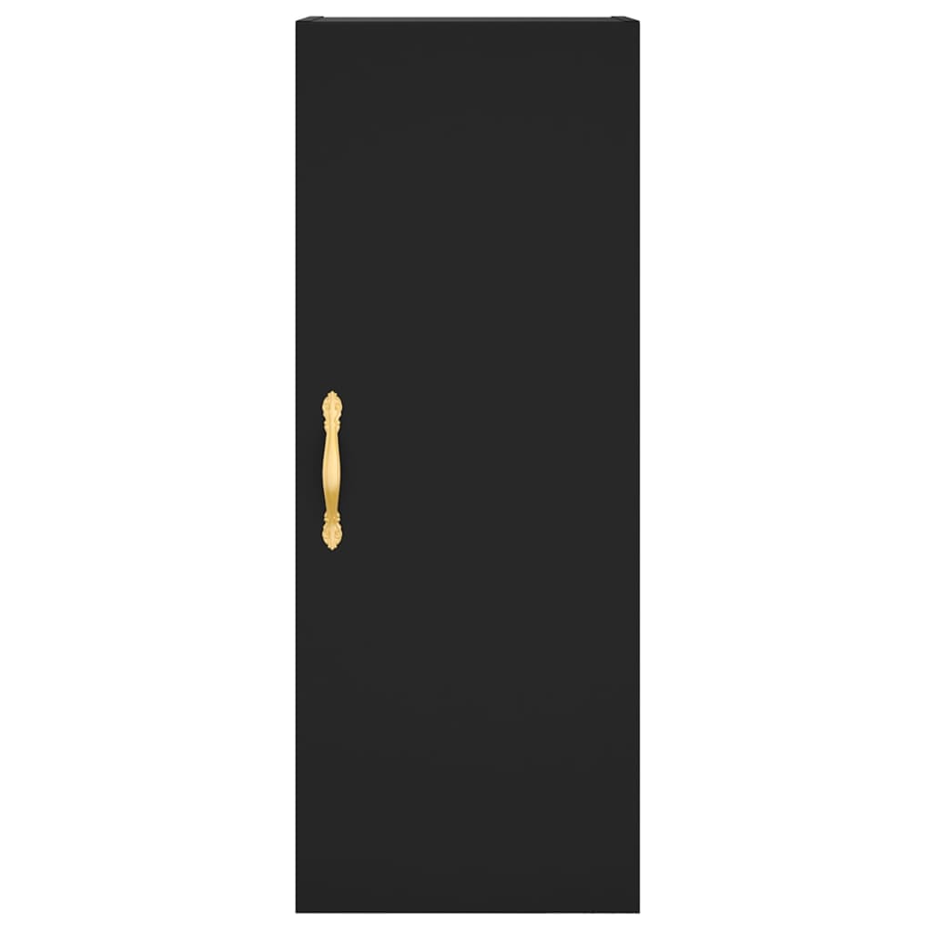 Skap Svart 34,5x34x180 cm