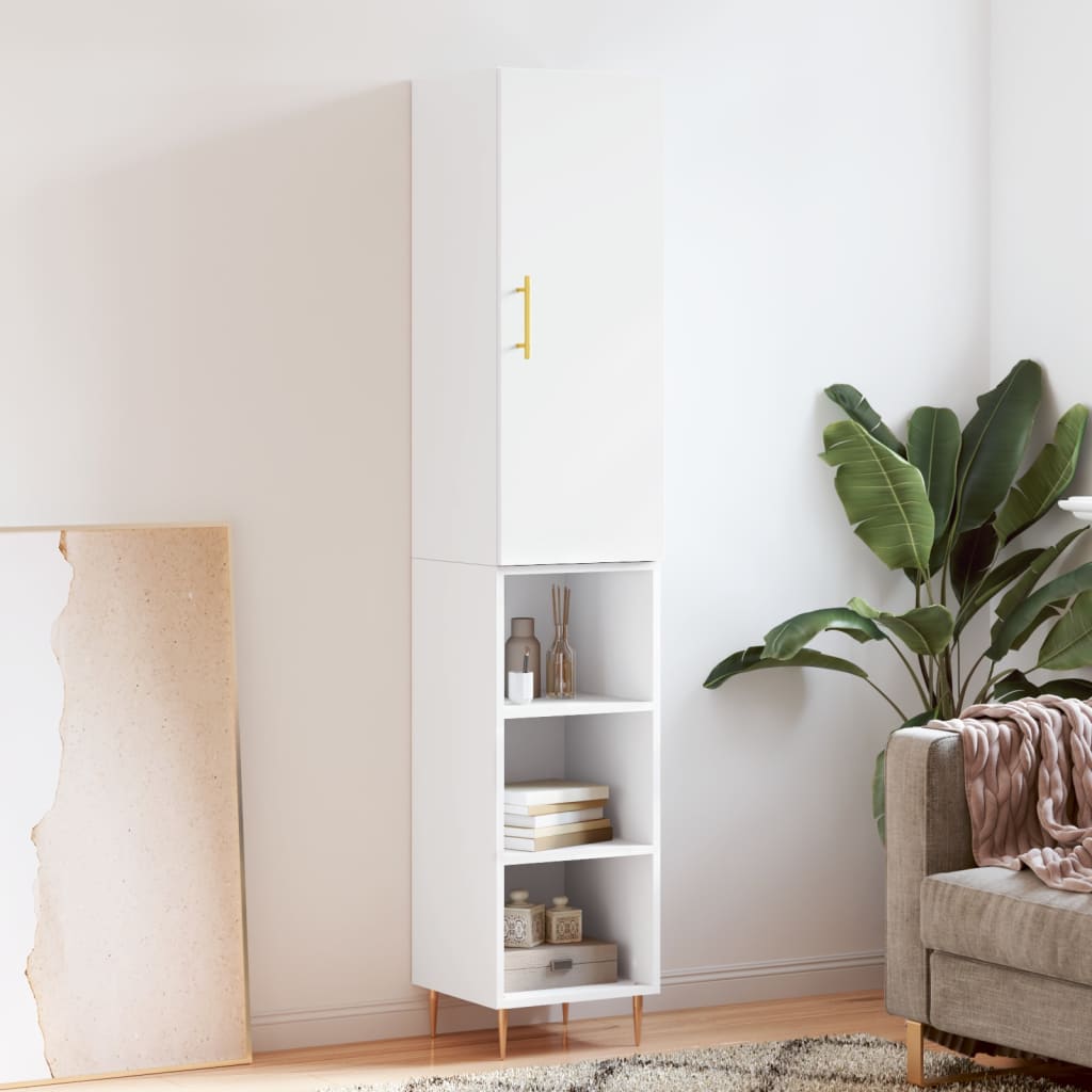 Skap Hvit 34,5x34x180 cm