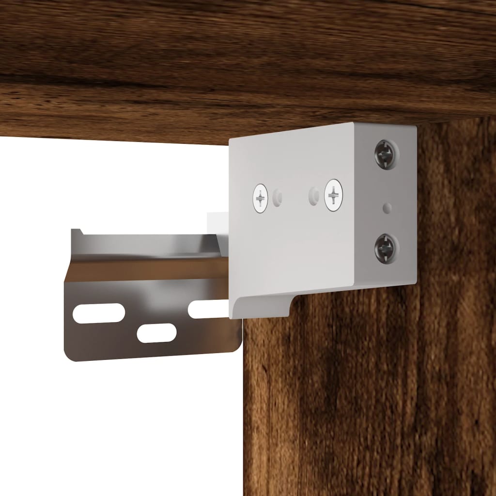 Skap Røkt Eik 34,5x34x180 cm