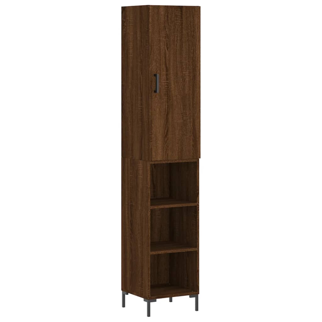 Skap Brun Eik 34,5x34x180 cm