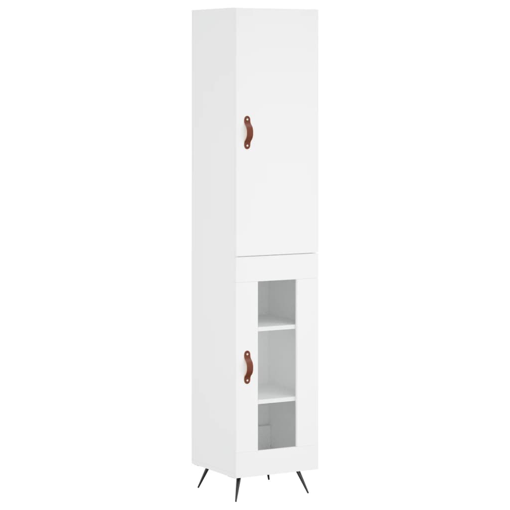 Skap Hvit 34,5x34x180 cm