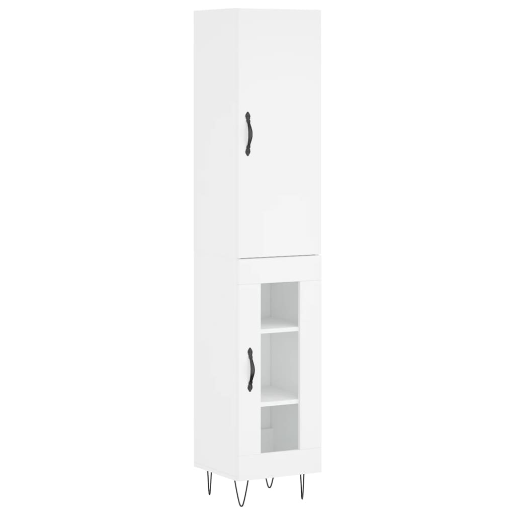 Skap Hvit 34,5x34x180 cm