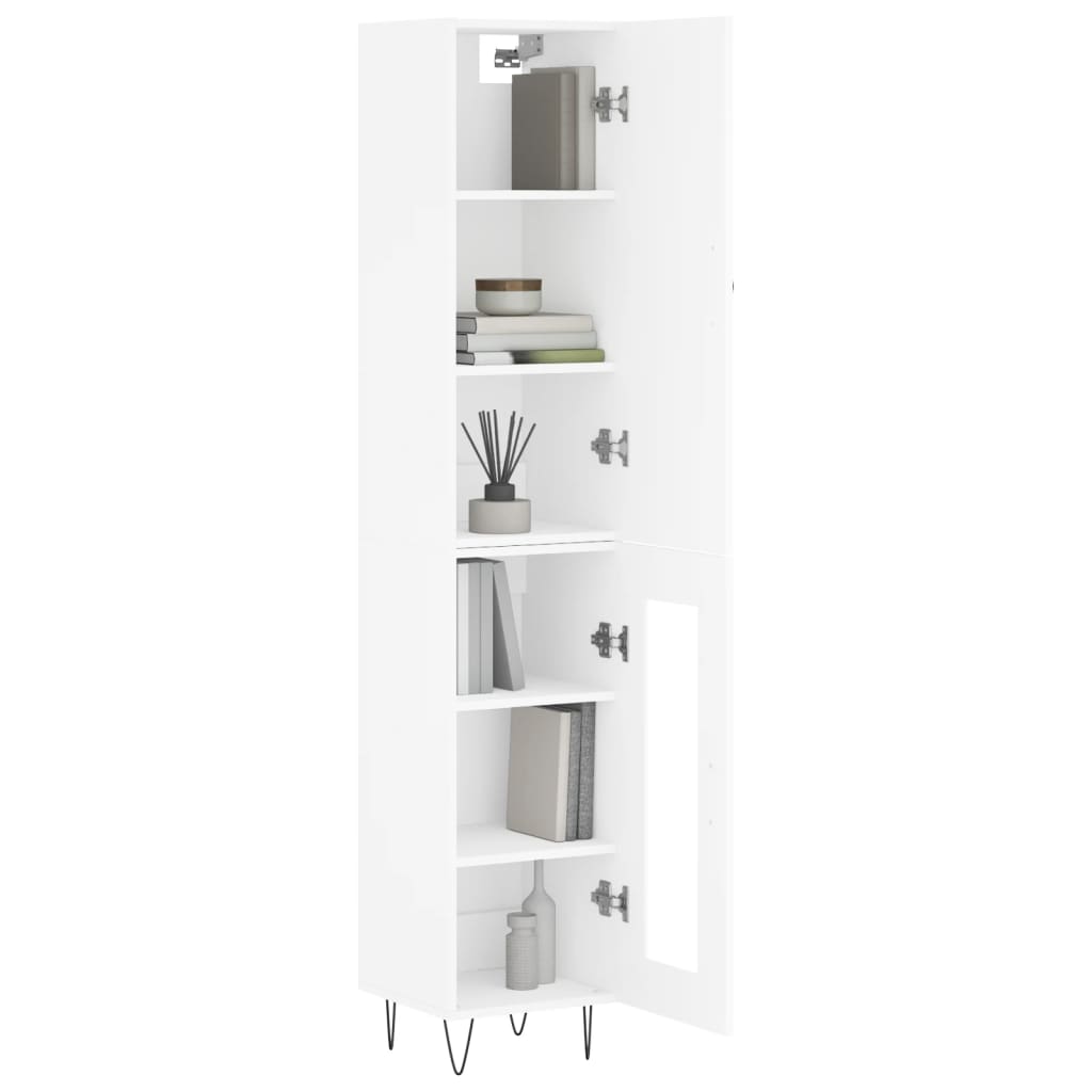 Skap Hvit 34,5x34x180 cm
