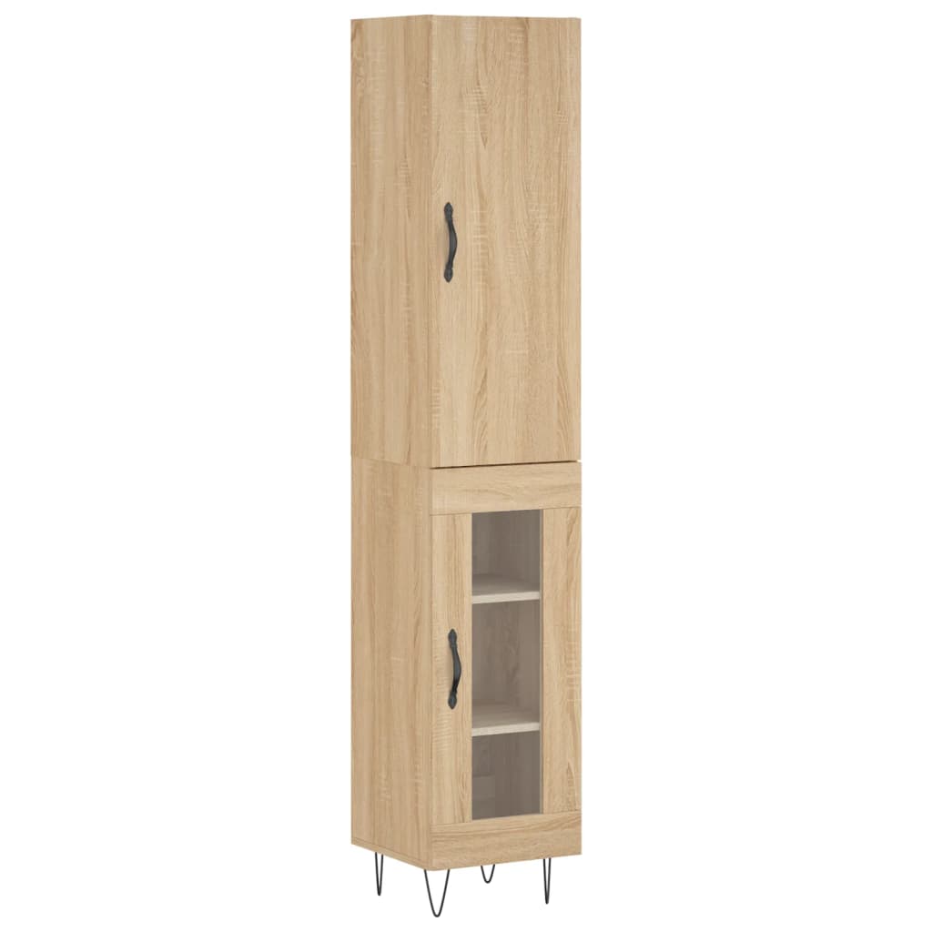 Skap Sonoma Eik 34,5x34x180 cm