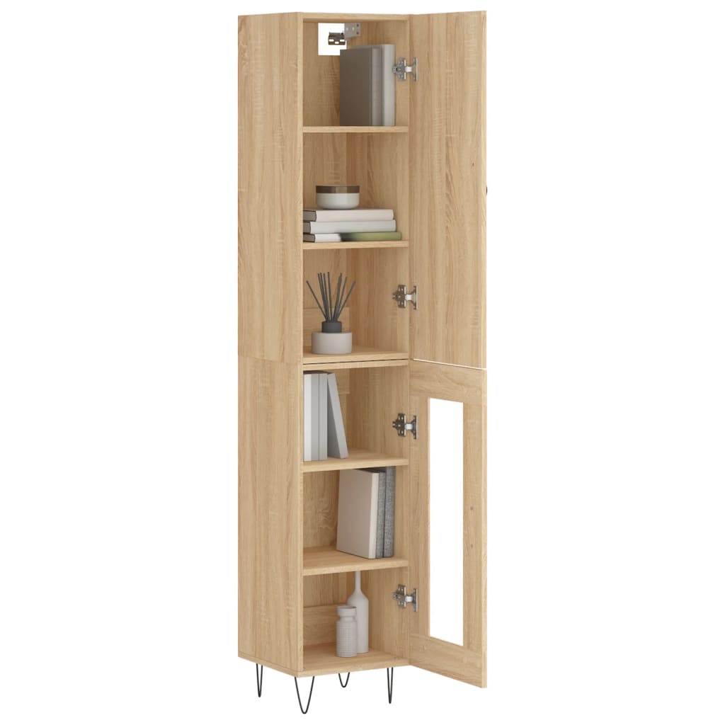 Skap Sonoma Eik 34,5x34x180 cm
