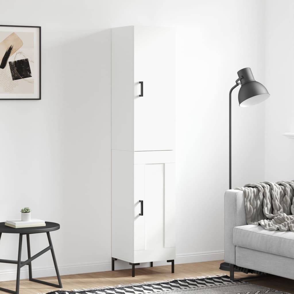 Skap Hvit 34,5x34x180 cm