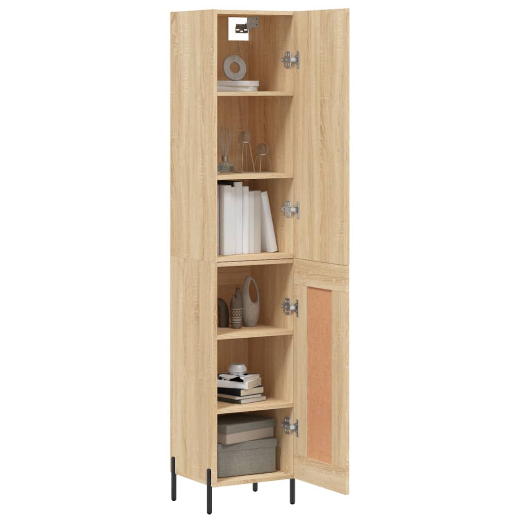 Skap Sonoma Eik 34,5x34x180 cm