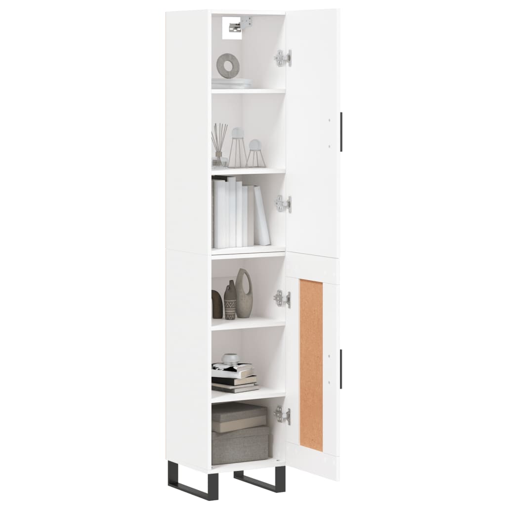 Skap Hvit 34,5x34x180 cm