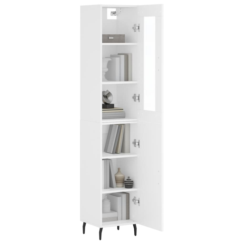 Skap Hvit 34,5x34x180 cm