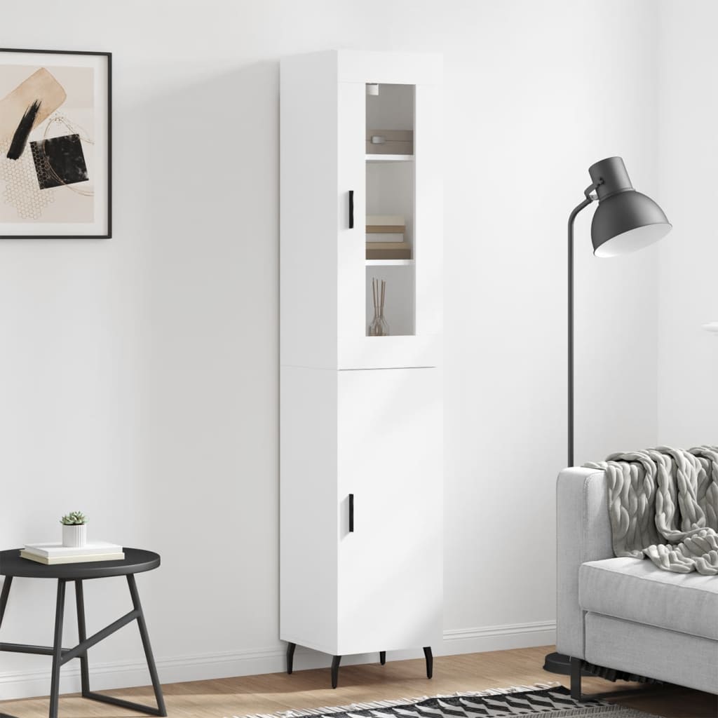 Skap Hvit 34,5x34x180 cm