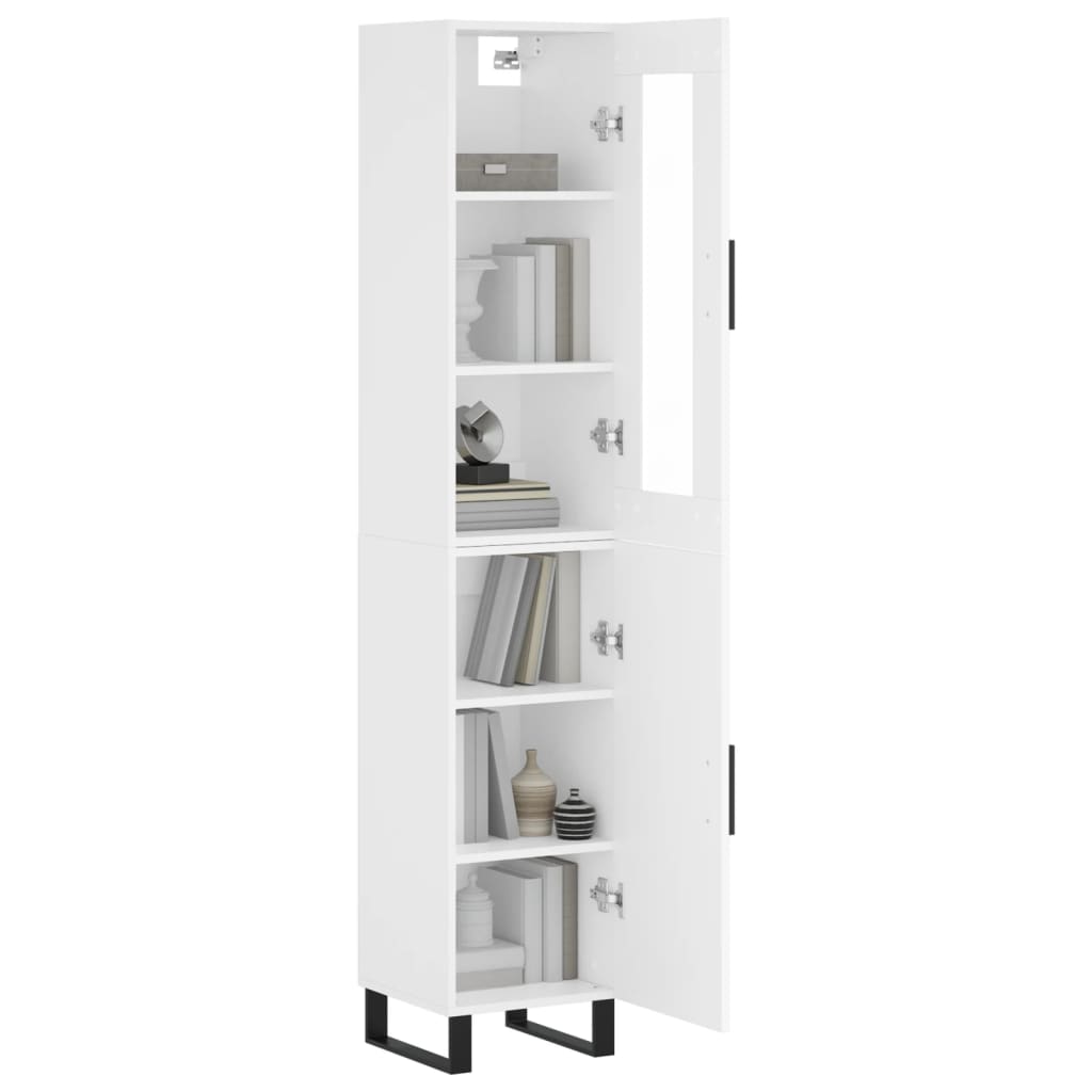 Skap Hvit 34,5x34x180 cm
