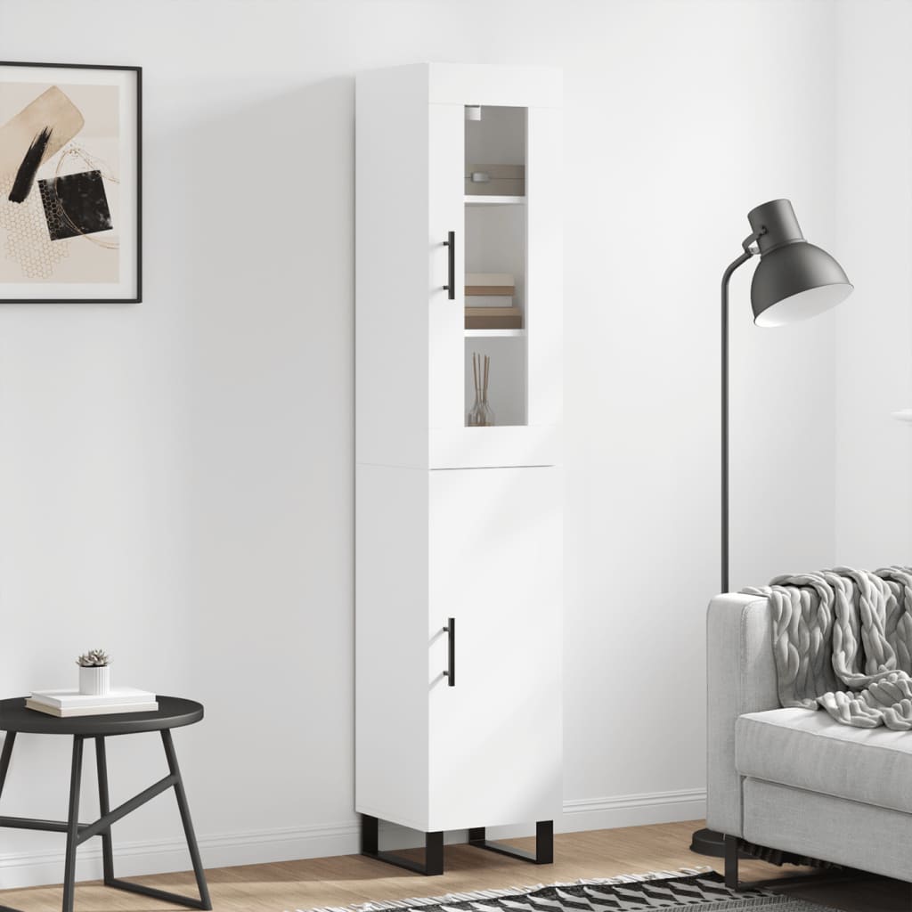 Skap Hvit 34,5x34x180 cm