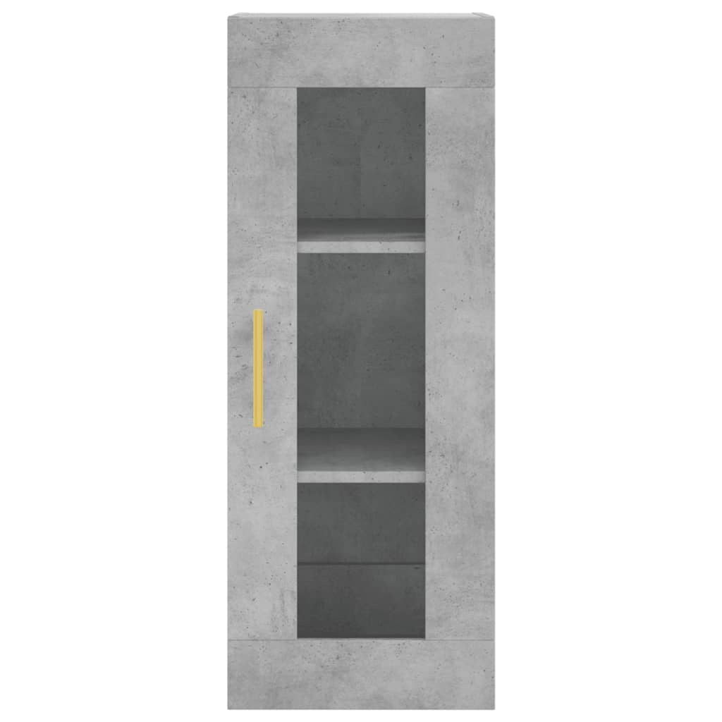 Skap Betonggrå 34,5x34x180 cm