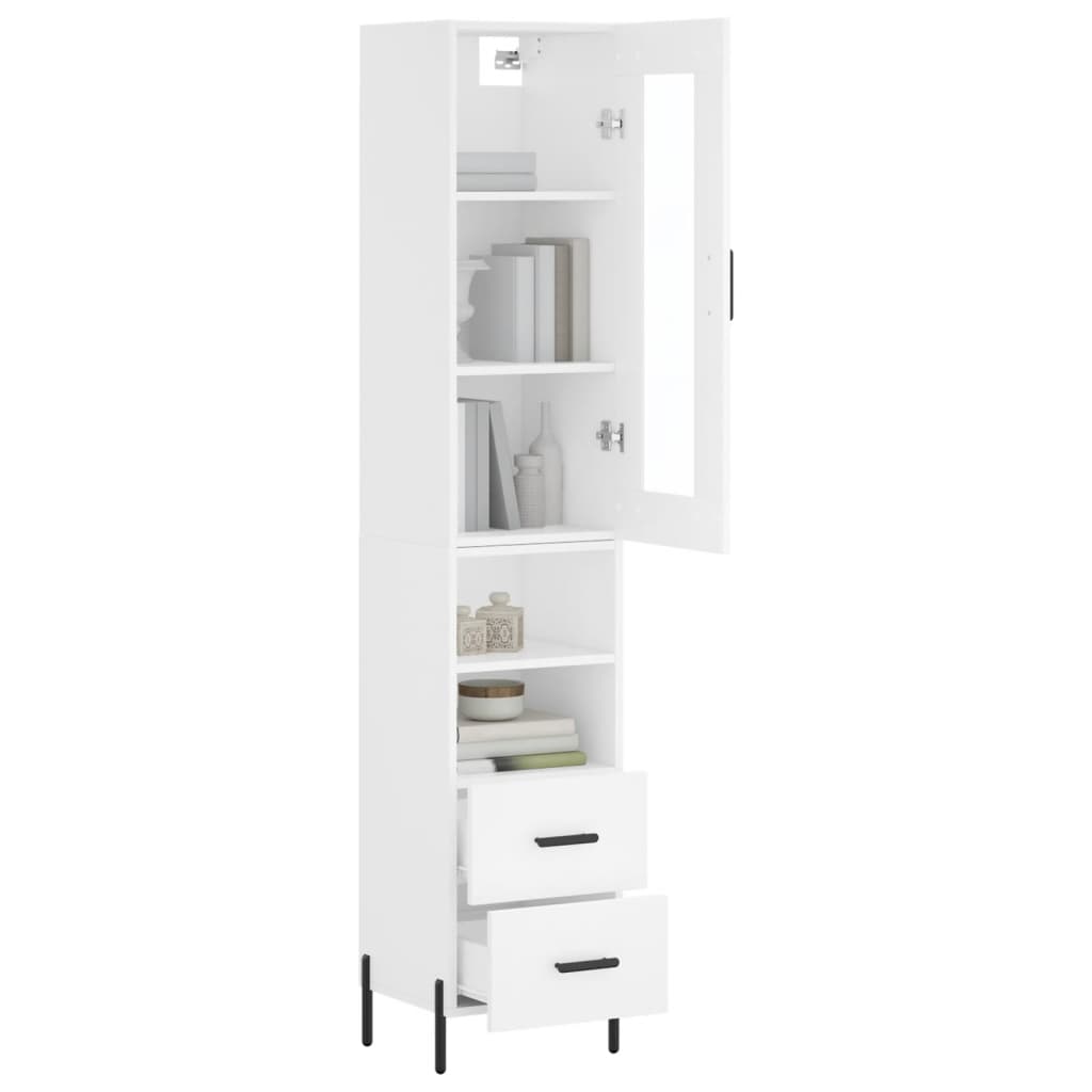 Skap Hvit 34,5x34x180 cm