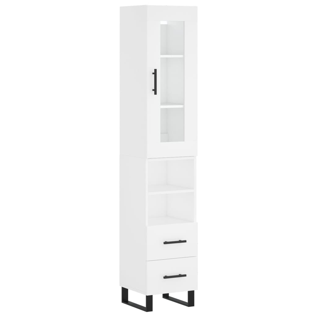 Skap Hvit 34,5x34x180 cm