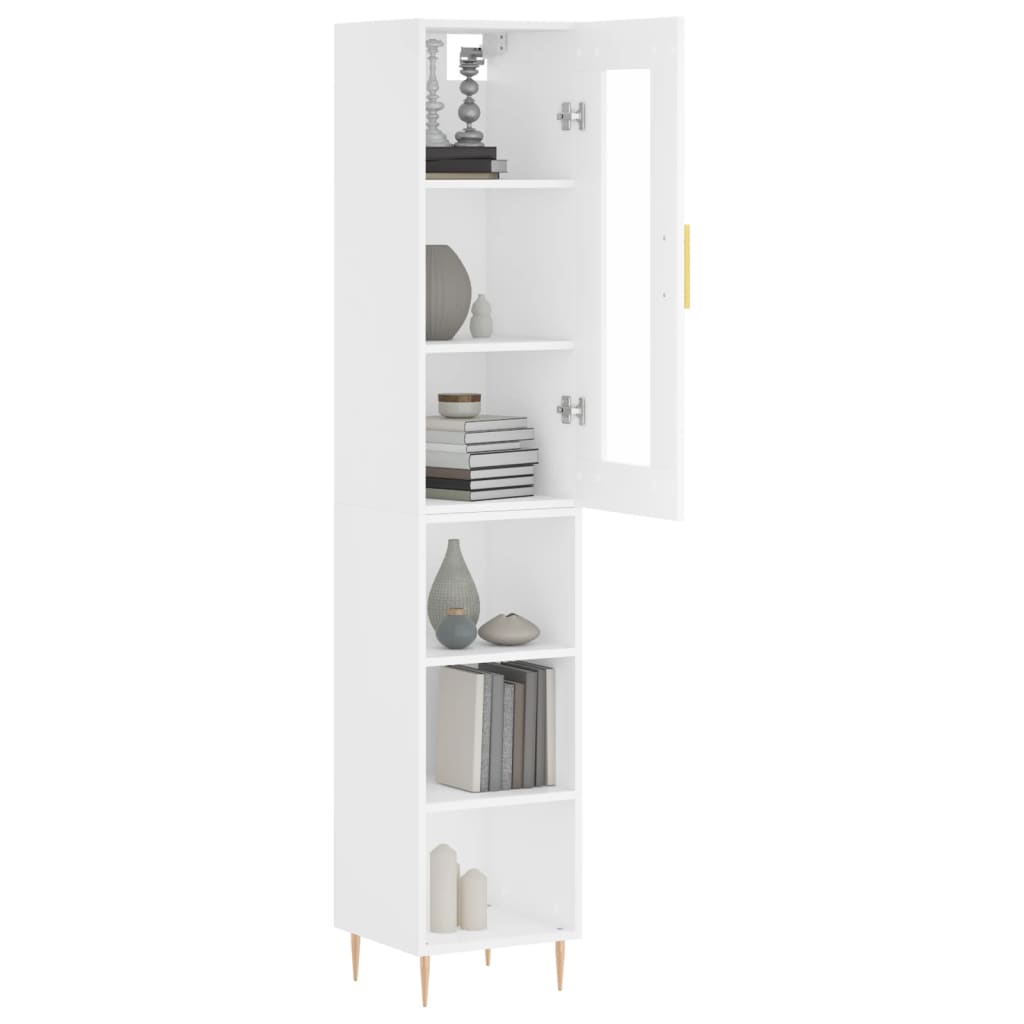 Skap Hvit 34,5x34x180 cm