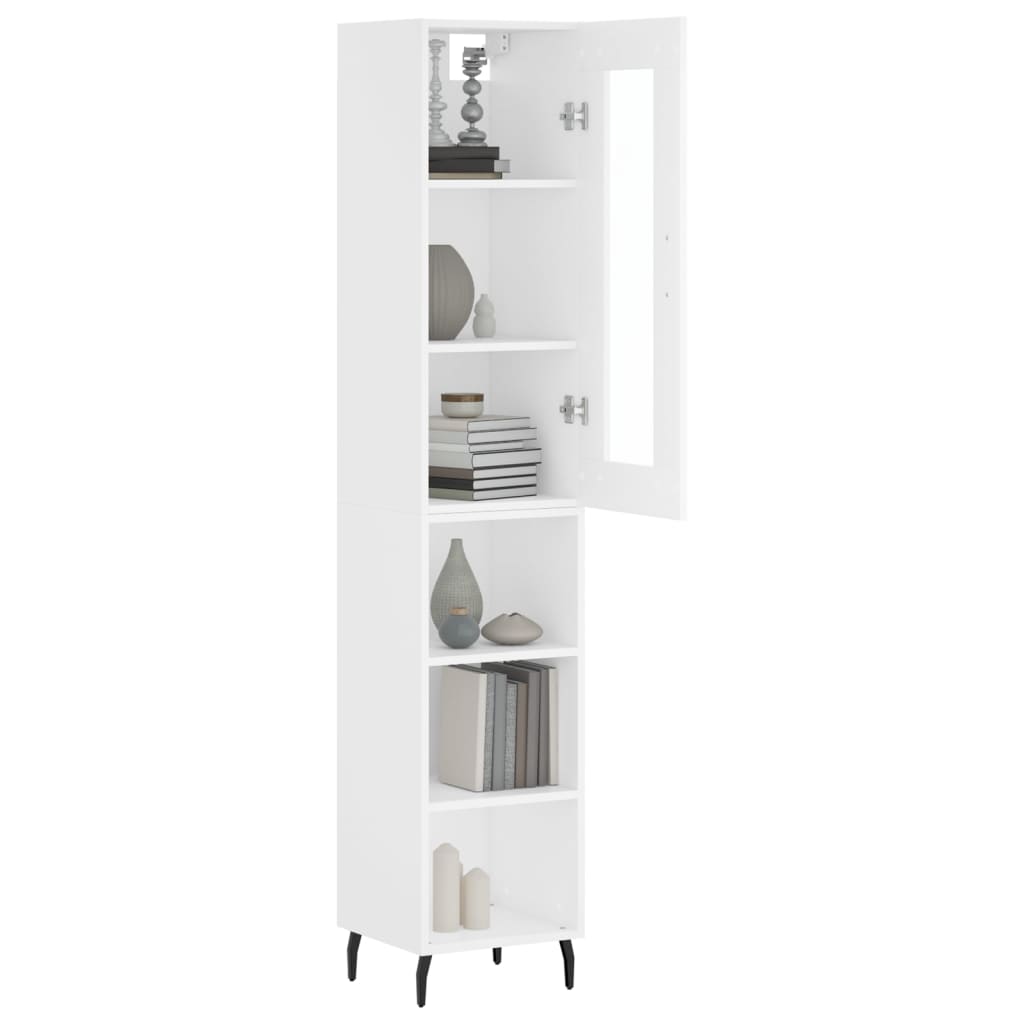 Skap Hvit 34,5x34x180 cm