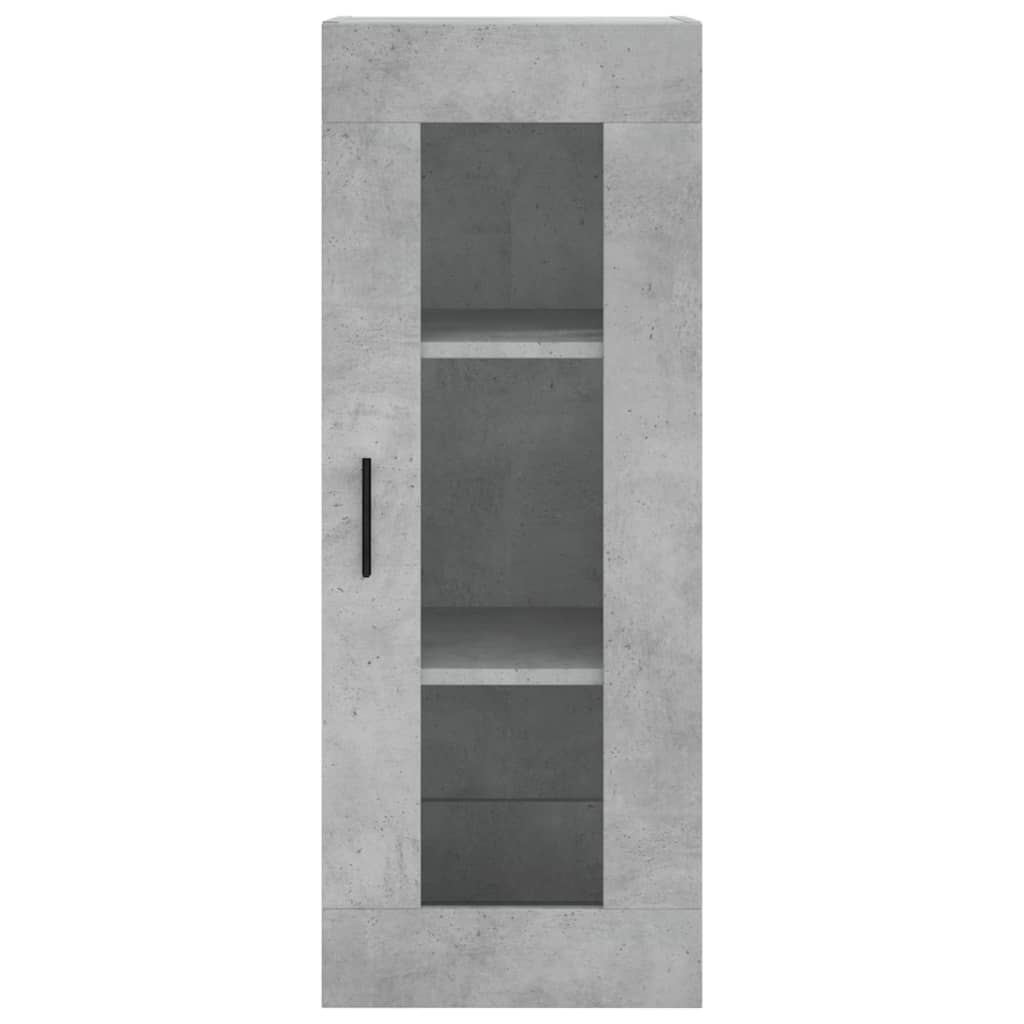 Skap Betonggrå 34,5x34x180 cm