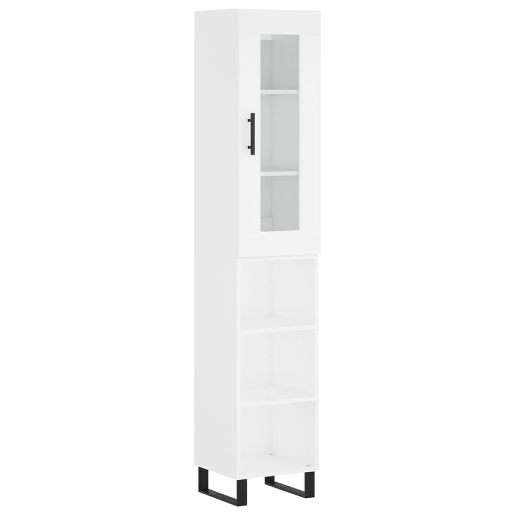 Skap Hvit 34,5x34x180 cm