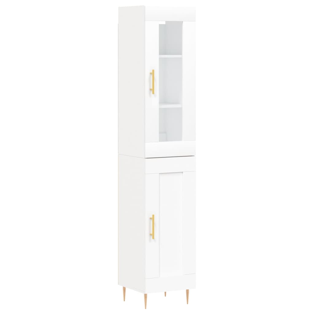 Skap Hvit 34,5x34x180 cm