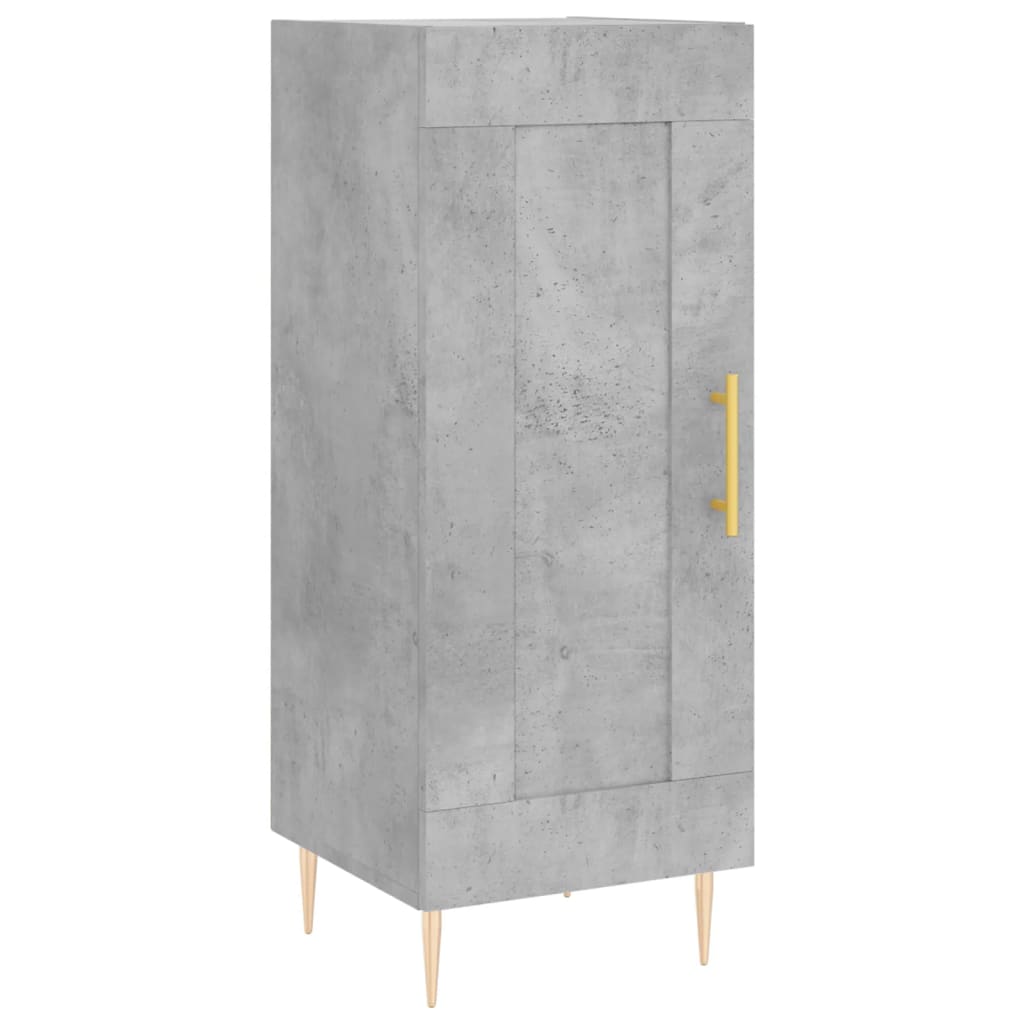 Skap Betonggrå 34,5x34x180 cm