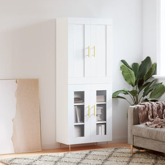 Skap Hvit 69,5x34x180 cm