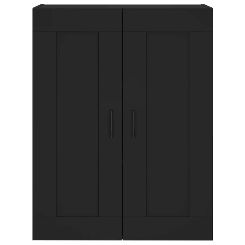 Skap Svart 69,5x34x180 cm