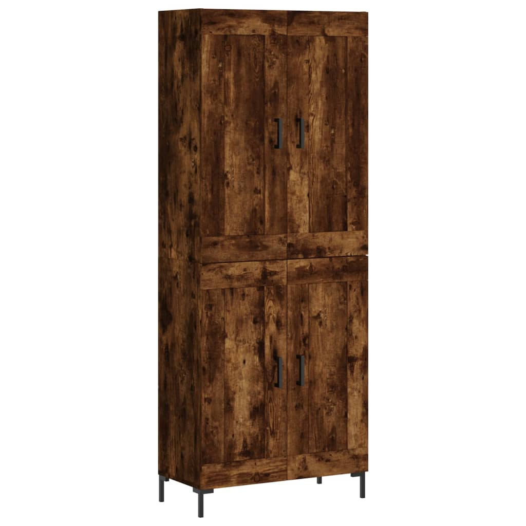 Skap Røkt Eik 69,5x34x180 cm