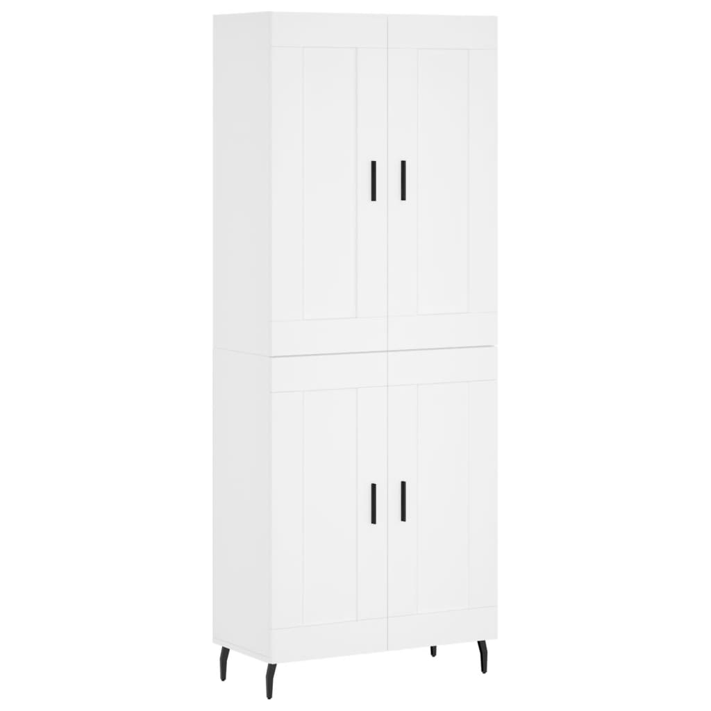 Skap Hvit 69,5x34x180 cm