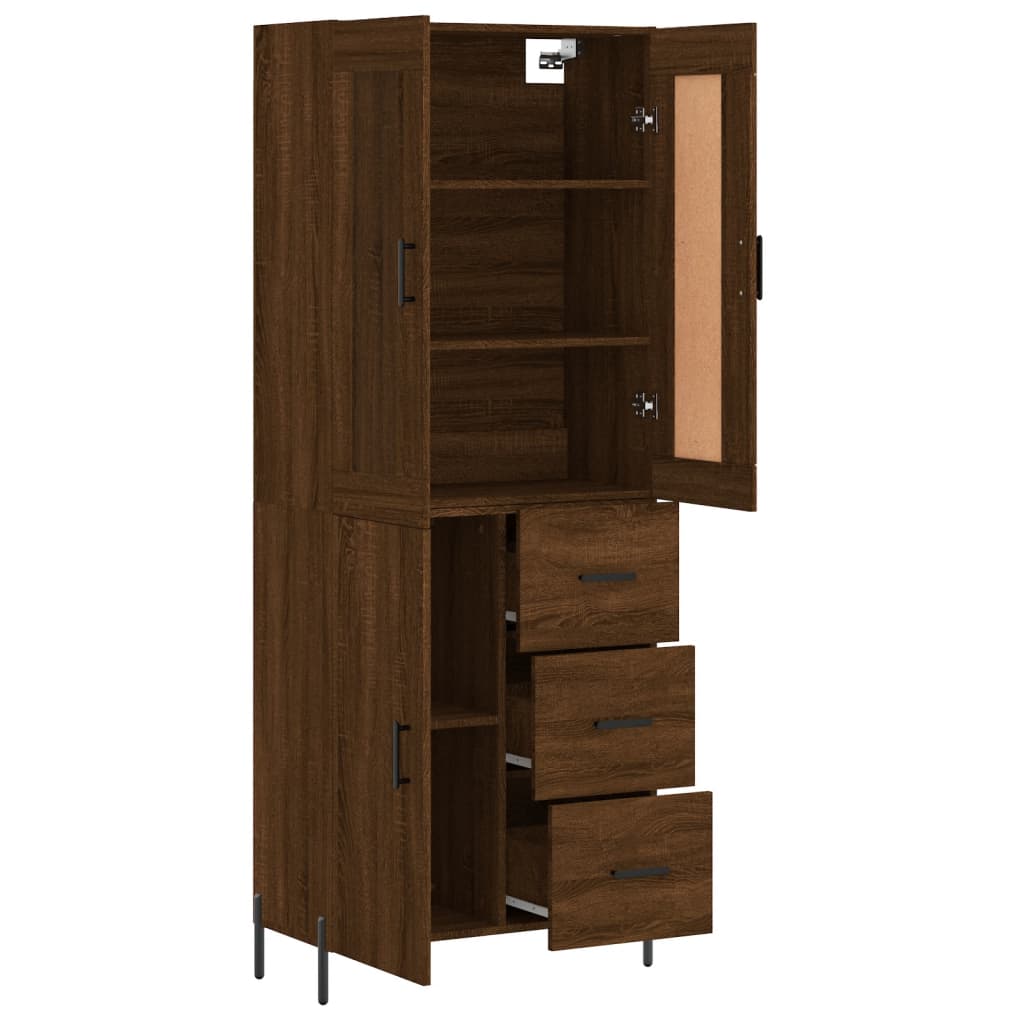 Skap Brun Eik 69,5x34x180 cm