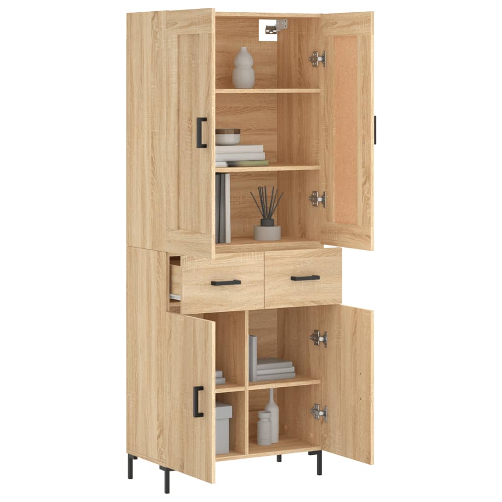 Skap Sonoma Eik 69,5x34x180 cm