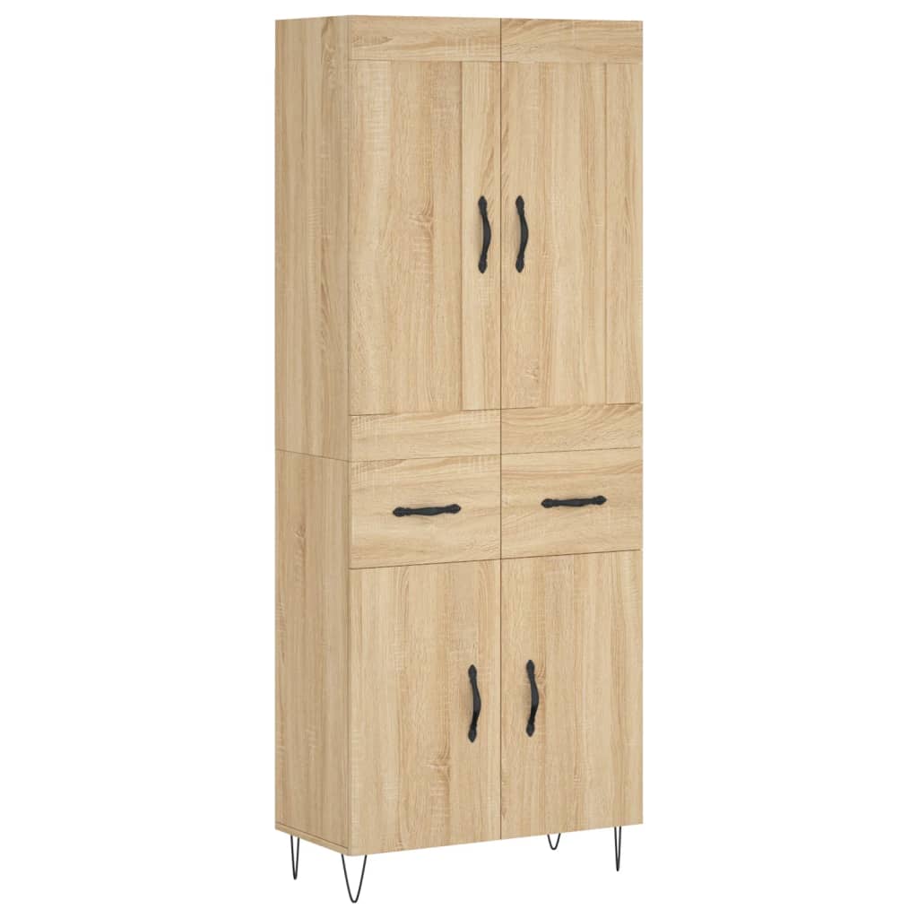 Skap Sonoma Eik 69,5x34x180 cm