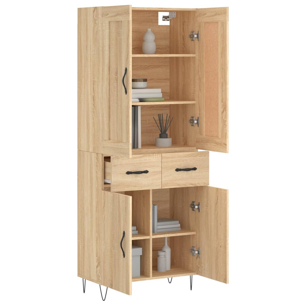 Skap Sonoma Eik 69,5x34x180 cm