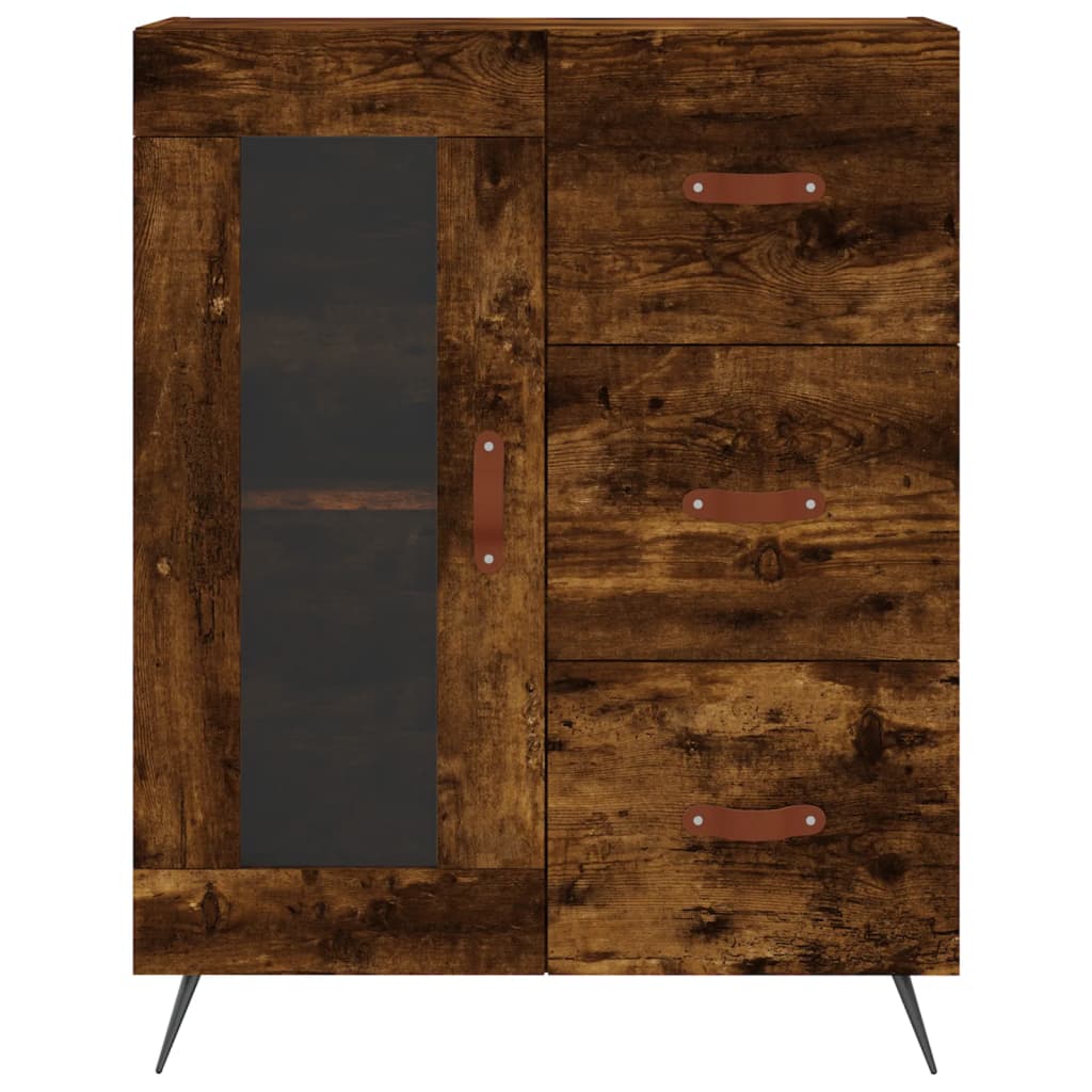 Skap Røkt Eik 69,5x34x180 cm