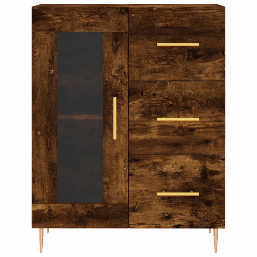 Skap Røkt Eik 69,5x34x180 cm