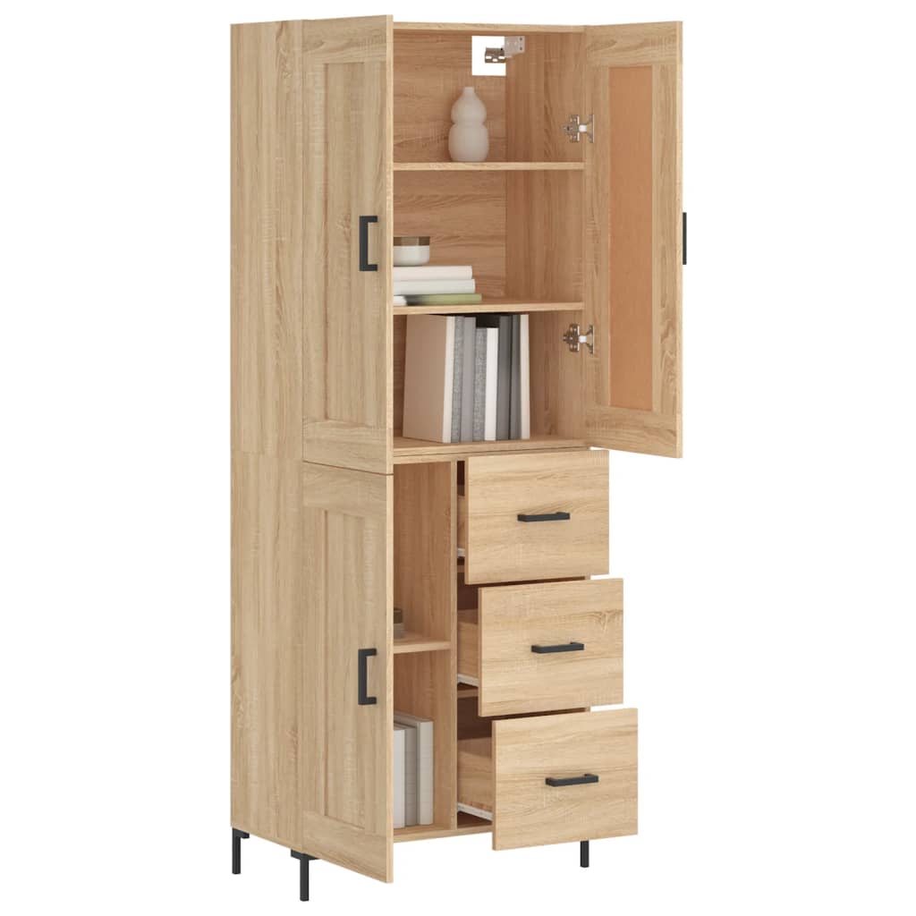 Skap Sonoma Eik 69,5x34x180 cm