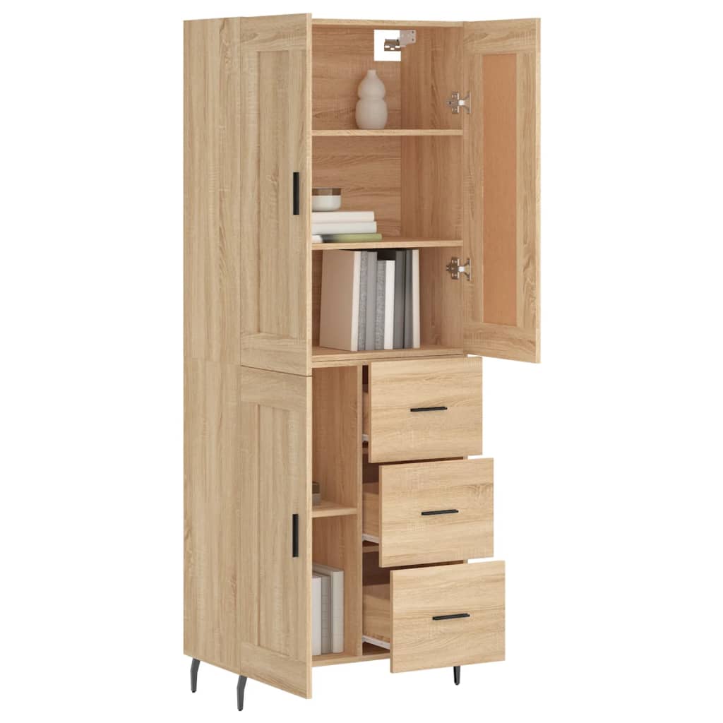 Skap Sonoma Eik 69,5x34x180 cm