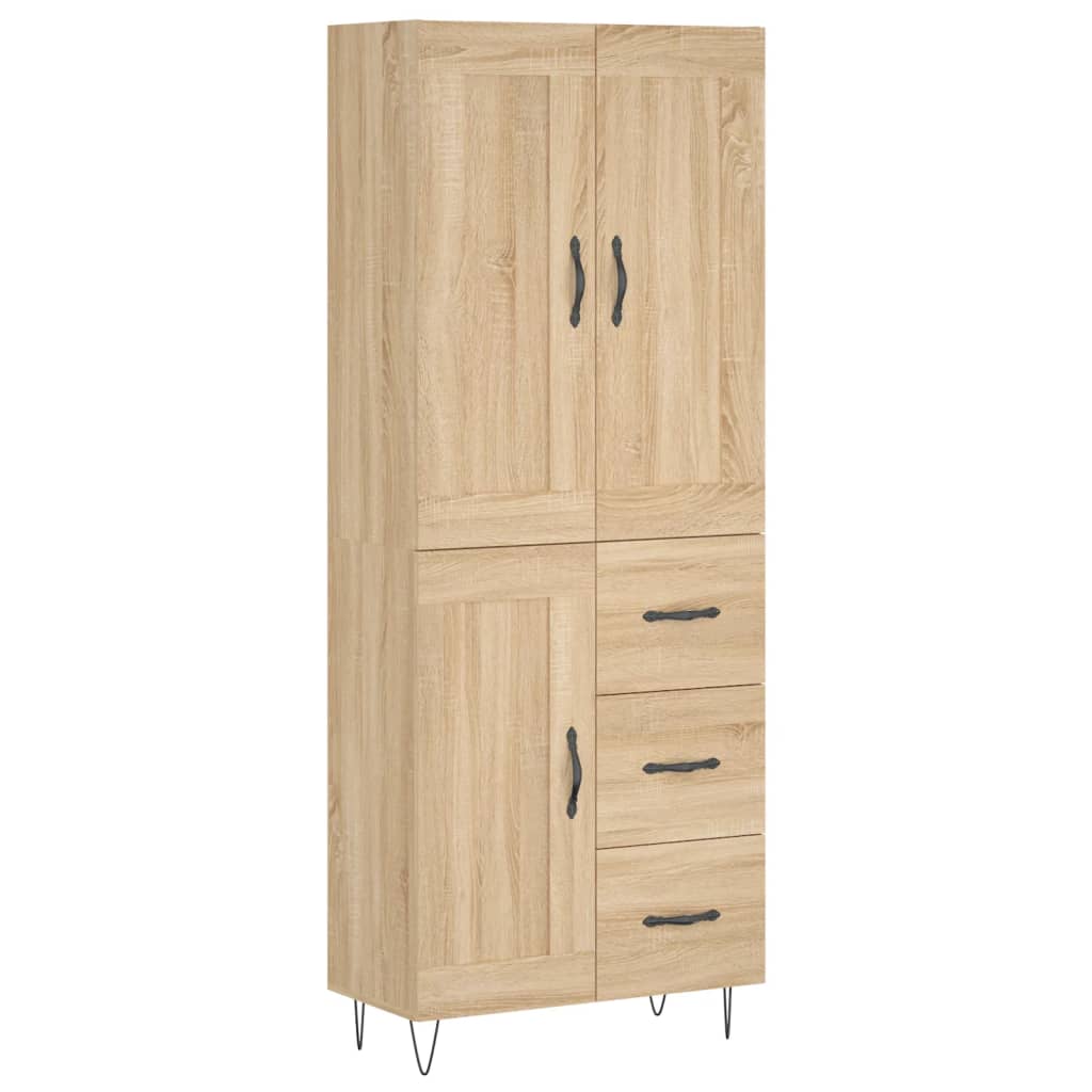 Skap Sonoma Eik 69,5x34x180 cm