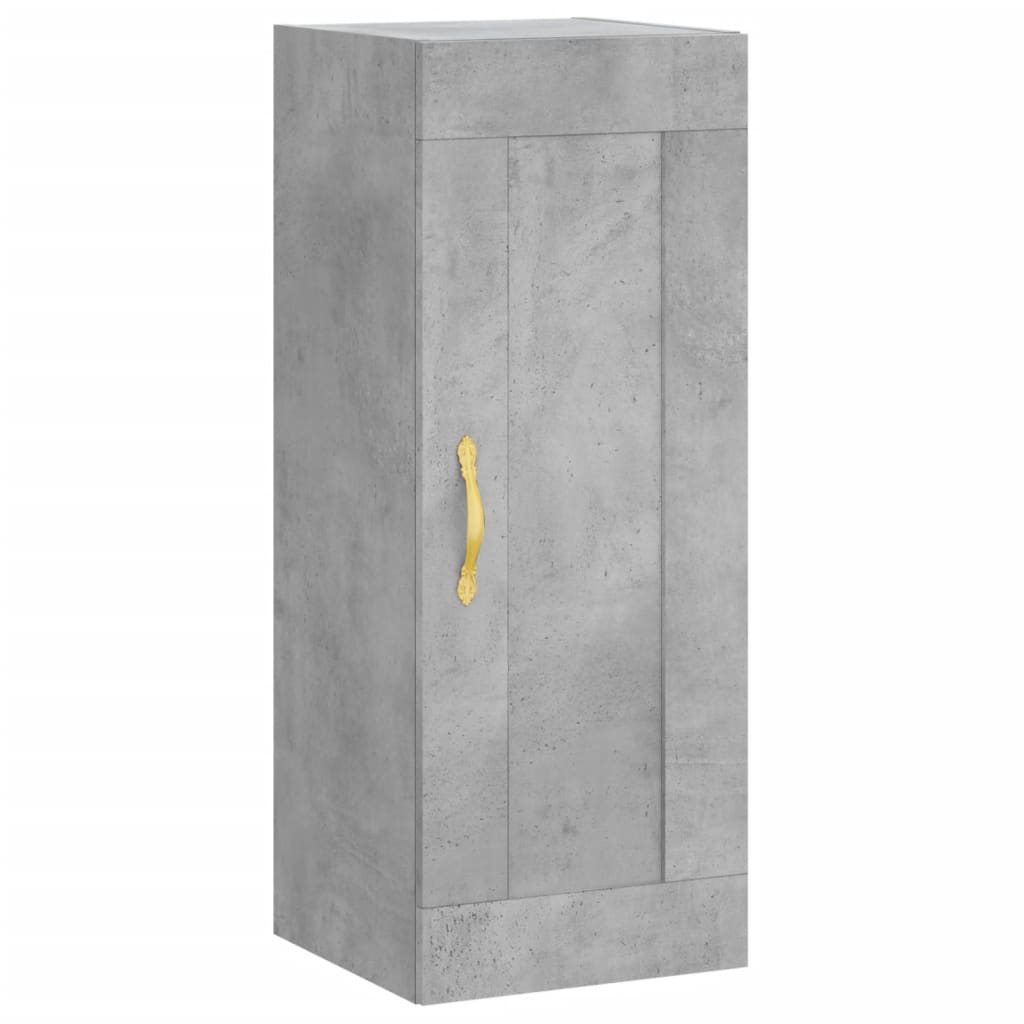 Skap Betonggrå 34,5x34x180 cm