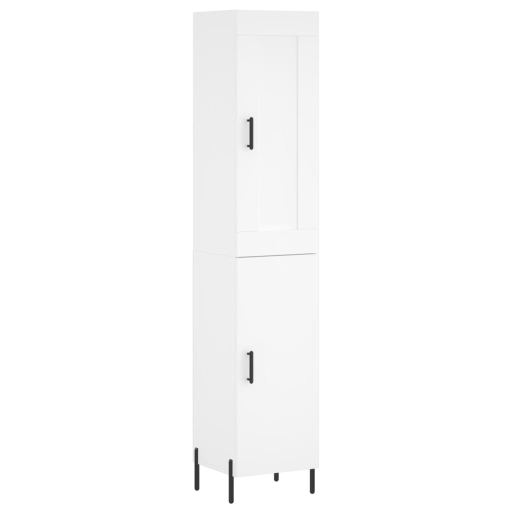 Skap Hvit 34,5x34x180 cm
