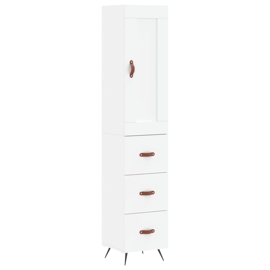 Skap Hvit 34,5x34x180 cm