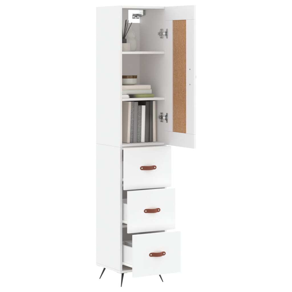 Skap Hvit 34,5x34x180 cm