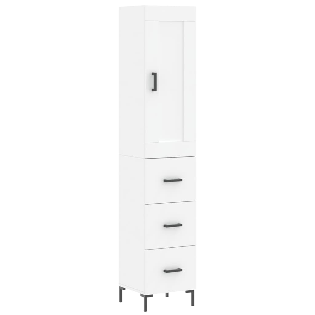 Skap Hvit 34,5x34x180 cm