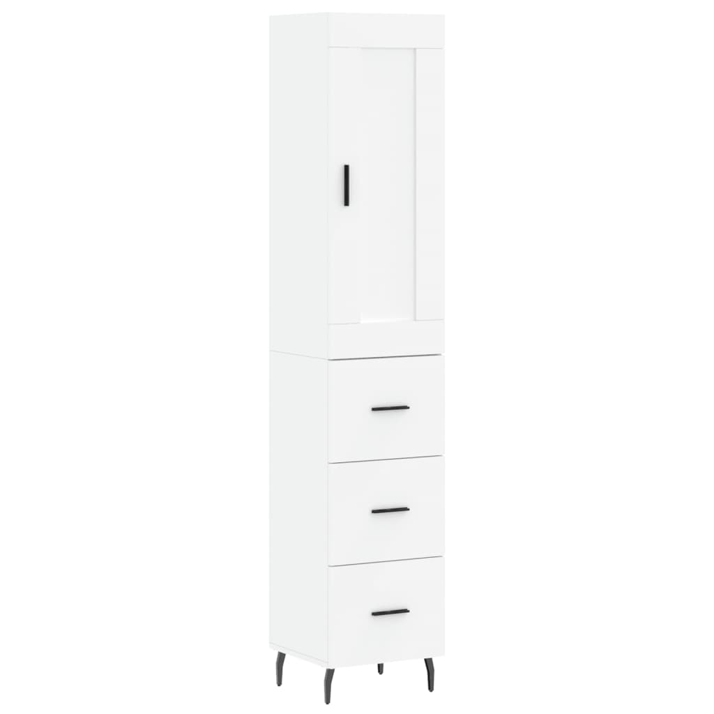 Skap Hvit 34,5x34x180 cm