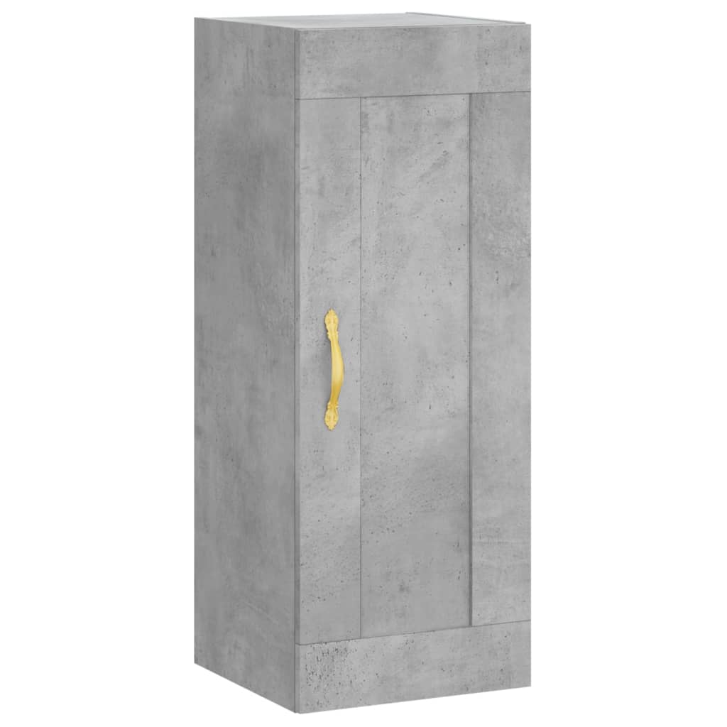 Skap Betonggrå 34,5x34x180 cm