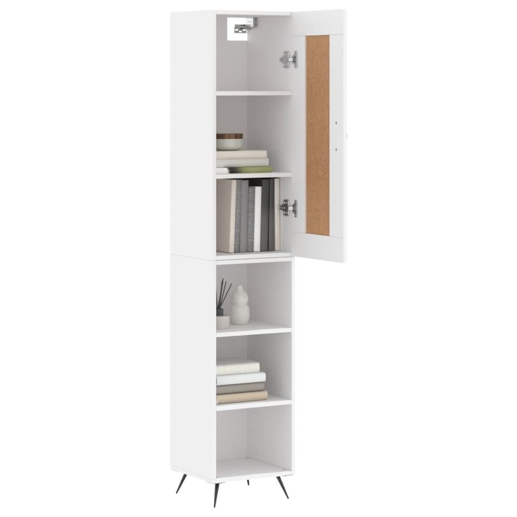 Skap Hvit 34,5x34x180 cm