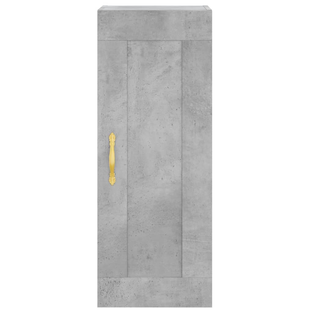 Skap Betonggrå 34,5x34x180 cm