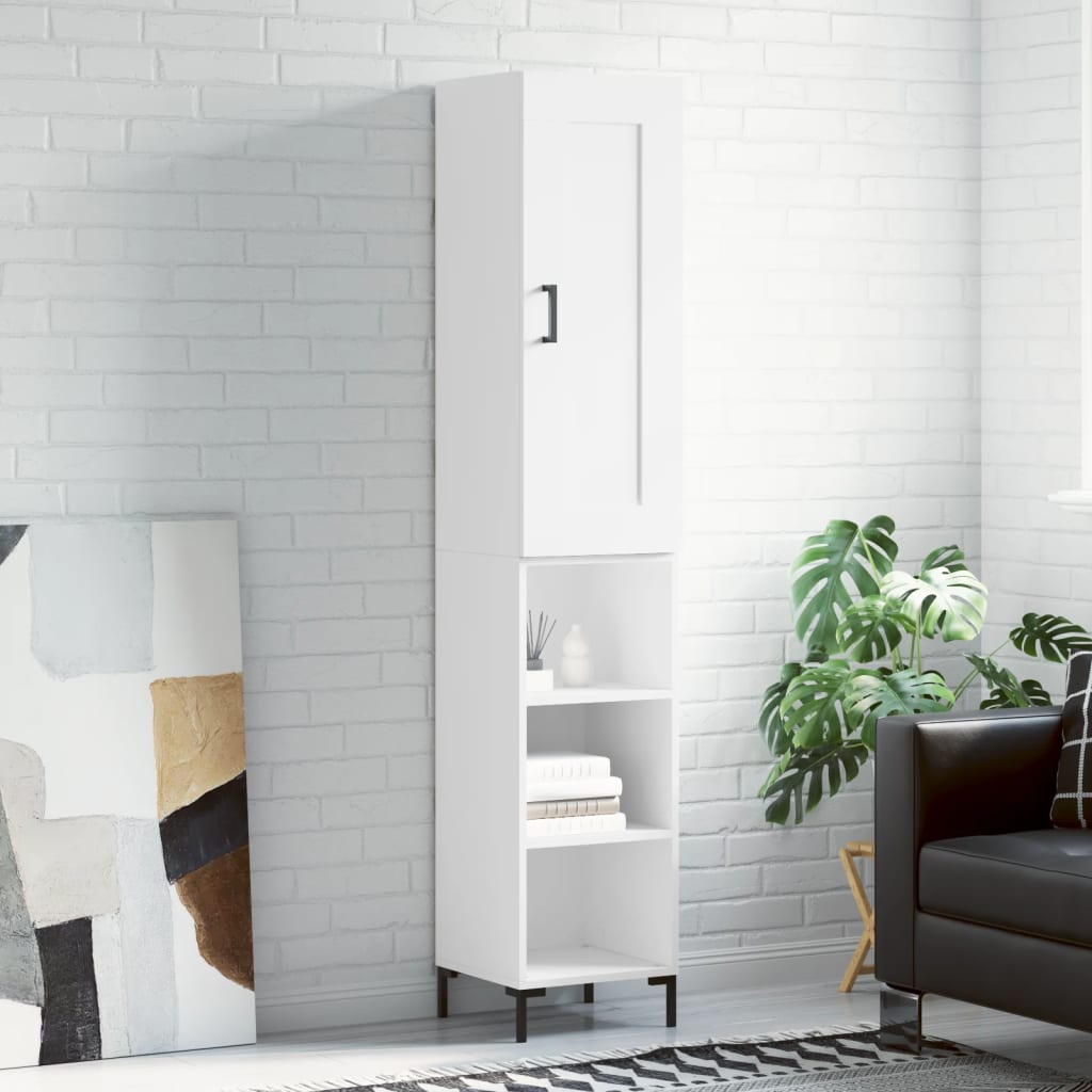 Skap Hvit 34,5x34x180 cm